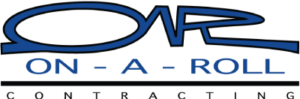 On A Roll Contracting Color Logo