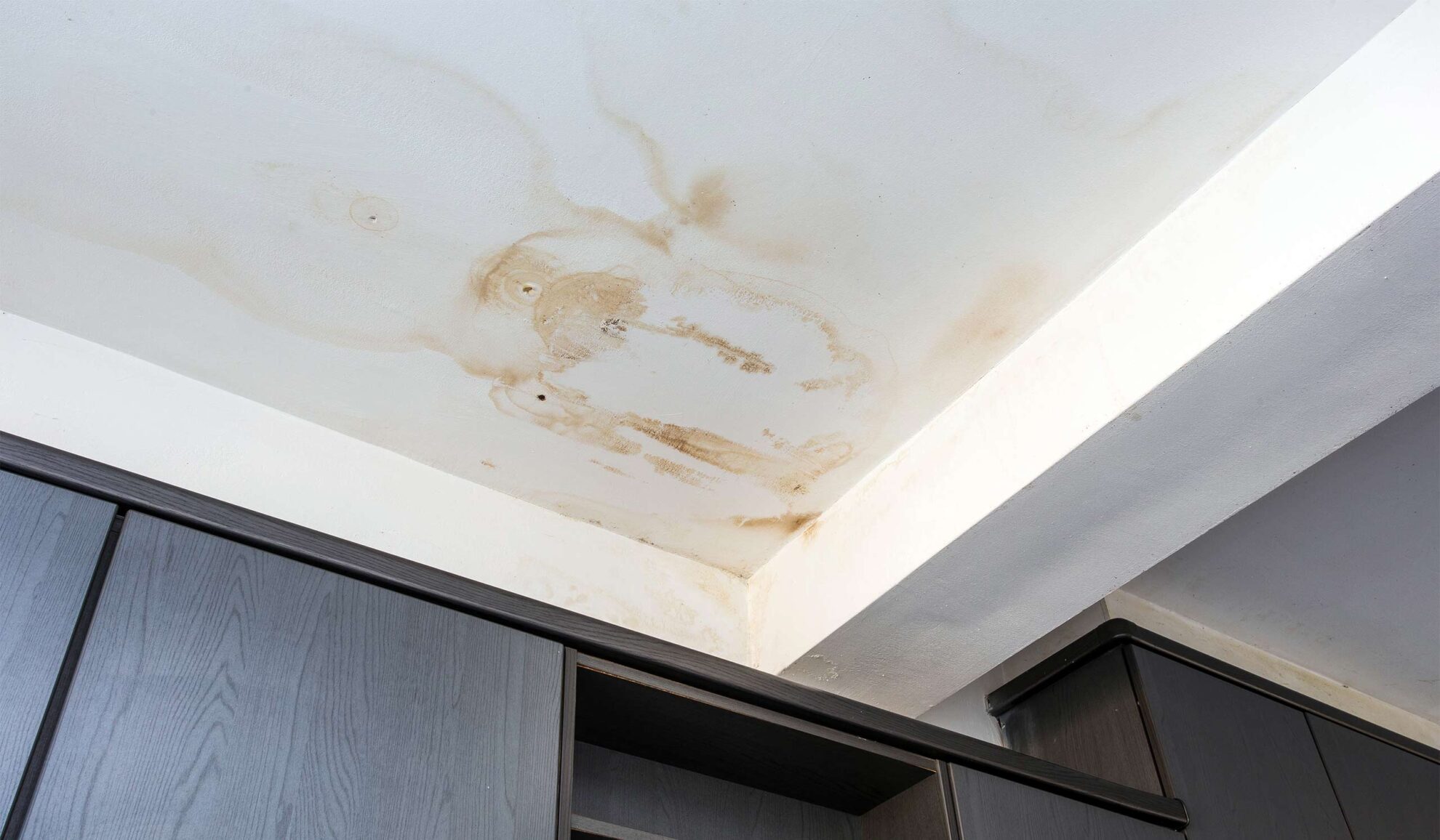 house ceiling interiors with water damage kinnelon nj 1